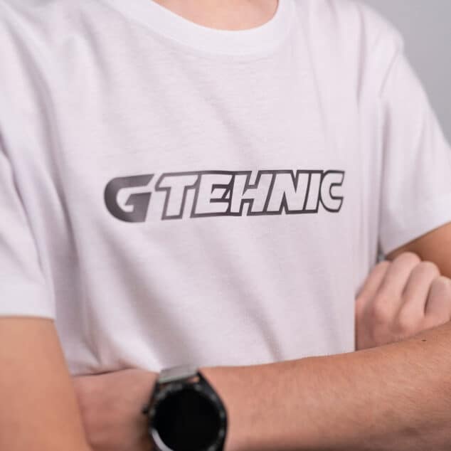 Gtehnic Logo bela majica