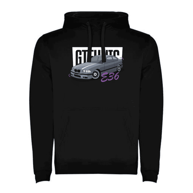 Gtehnic E36 črn pulover
