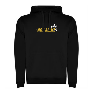 Not Aleks Gold črn pulover