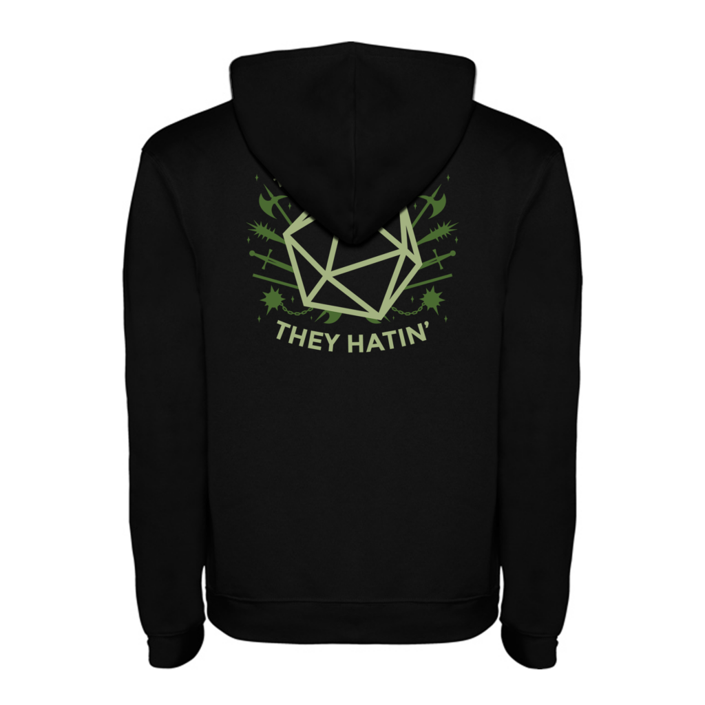 hoodie green back