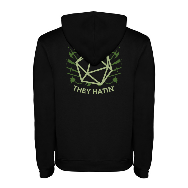 hoodie green back