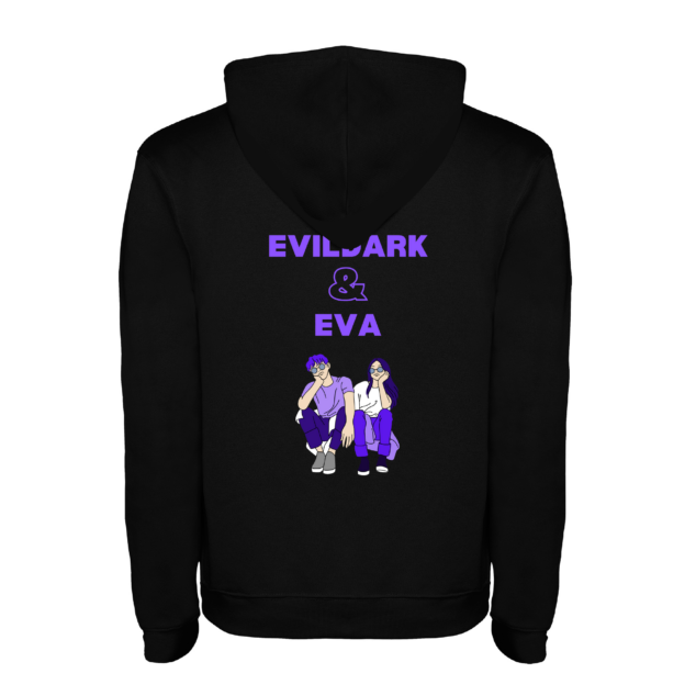 EvilDark & Eva črn pulover